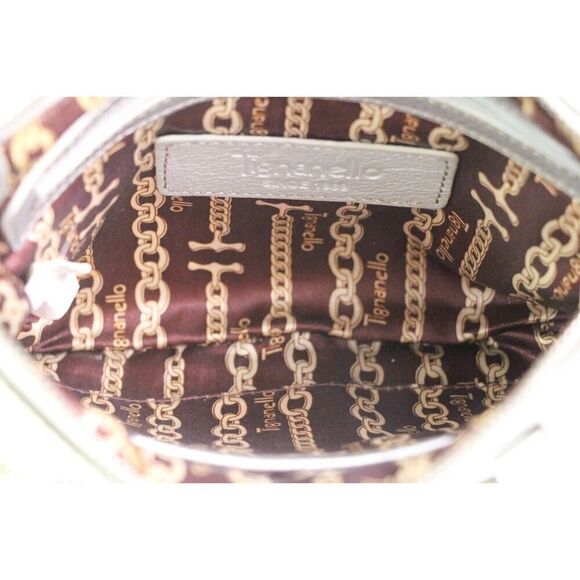 Tignanello SILVER GENUINE LEATHER ORGANIZER X-BODY SHOULDER BAG HANDBAG PURSE - Picture 15 of 16